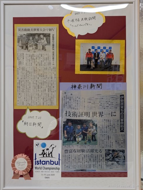 新聞や地域のタウンニュースに掲載されました！｜須山　永久(すやま　なかひさ)ブリーダー(神奈川県・ゴールデンレトリバーなど・JKC/PD登録)の紹介写真4